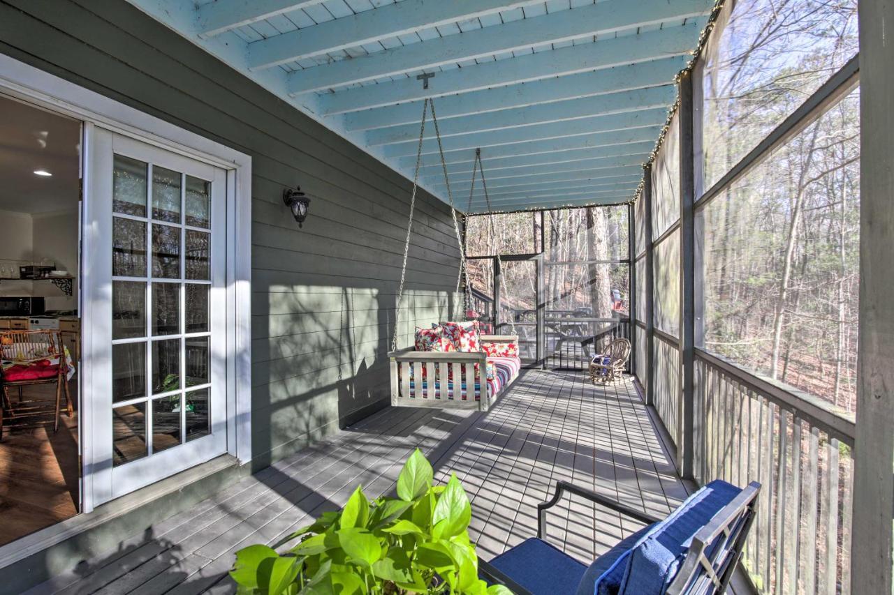 Cozy And Quiet Studio With Porch, Near Scenic Railway! Blue Ridge Bagian luar foto